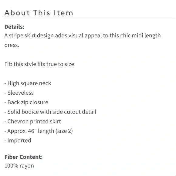 Trina Turk Arvida Dress Navy Chevron NWT 0 - Picture 3 of 4